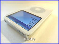 APPLE iPOD CLASSIC 5.5. GEN. WHITE 80GB. WOLFSON CHIP. NEW BATTERY