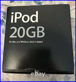 Apple iPod Classic 3rd Generation 20GB M9244LL/A In Original Box