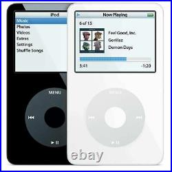 Apple iPod Classic 5th, 6th, or 7th Generation (30GB, 60GB, 80GB, 120GB, 160GB)