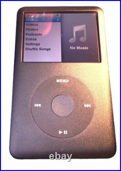 Apple iPod Classic 7th Generation Black (128 GB) SSD Excellent CONDITION