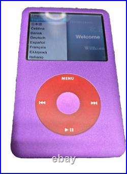 Apple iPod classic 6th Generation 80GB Purple Pink Purple Back