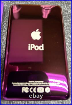 Apple iPod classic 6th Generation 80GB Purple Pink Purple Back