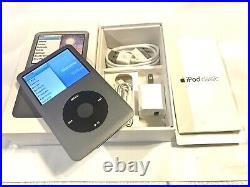 Apple iPod classic 6th Generation Gray (120GB) MP3 Bundle with new box