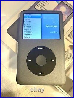 Apple iPod classic 6th Generation Gray (120GB) MP3 Bundle with new box