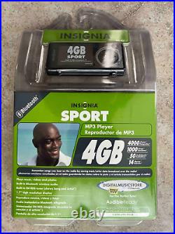 Brand New Classic INSIGNIA Sport NS-4V17 Bluetooth MP3 Player 4GB + MicroSD Slot
