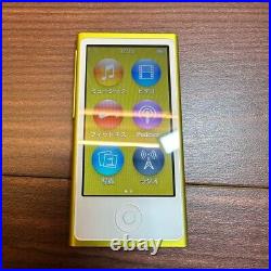 IPod nano 7th generation 16GB yellow japan