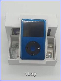 New Apple iPod Classic 7th Generation 160GB (Blue) USB MP3 with new box