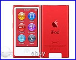 New Apple iPod Nano 7th Generation 16GB Red-Sealed-With Retail Box MP3 XMAS GIFT