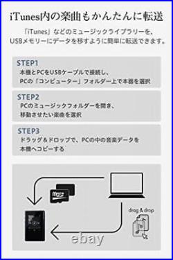 Pioneer XDP-20B Black Digital Audio Portable Music Player NEW from Japan I1