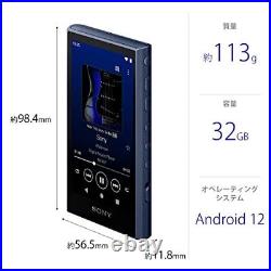 SONY NW-A306(LC) BLUE 32GB Hi-Res A300 Series Walkman Audio Player Box JP
