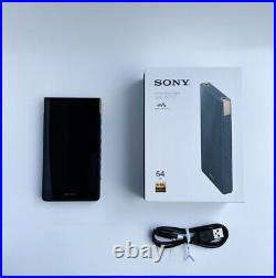 SONY NW-ZX707 WALKMAN 64GB Hi-Res ZX Series Black Audio Player English language
