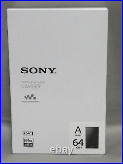 SONY WALKMAN 64GB Hi-Res A300 Series NW-A307 Audio Player Black English Language