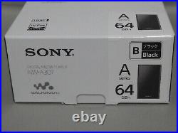 SONY WALKMAN 64GB Hi-Res A300 Series NW-A307 Audio Player Black English Language