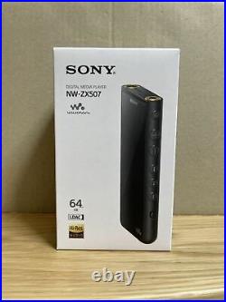 SONY WALKMAN 64GB Hi-Res ZX Series Audio Player NW-ZX507 Black English Language