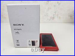 Sony NW-A55 Walkman Hi-Res Digital Audio Player Twilight Red Tested Working