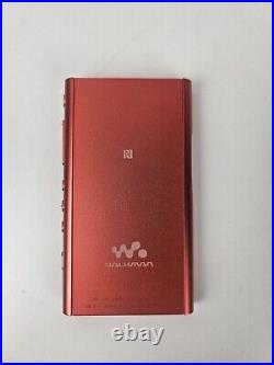 Sony NW-A55 Walkman Hi-Res Digital Audio Player Twilight Red Tested Working