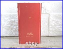 Sony NW-A55 Walkman Red Digital Audio Player MP3 Bluetooth English instruction