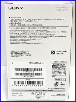 Sony Walkman Blue 32GB NW-A306 Hi-Res A300 Series Digital Audio Player Japan