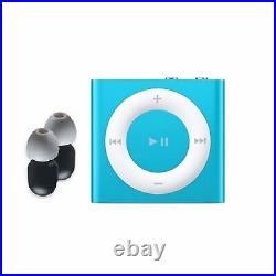 Swim iPOD Shuffle MP3 Player & Buds 100% Waterproof BLUE Superior Bundle