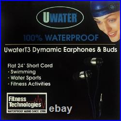 Swim iPOD Shuffle MP3 Player & Buds 100% Waterproof Space Grey Superior Bundle
