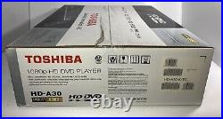 Toshiba HD-A30 1080P Full HD DVD + RW Player 5.1 Channels Region 1 HDMI Enabled